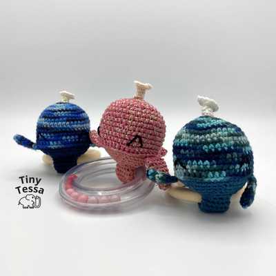 Whale Baby Rattles