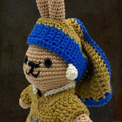 Bunny with a pearl earring